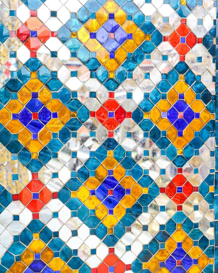 Mosaic wall decoration stock image. Image of decoration 74045167