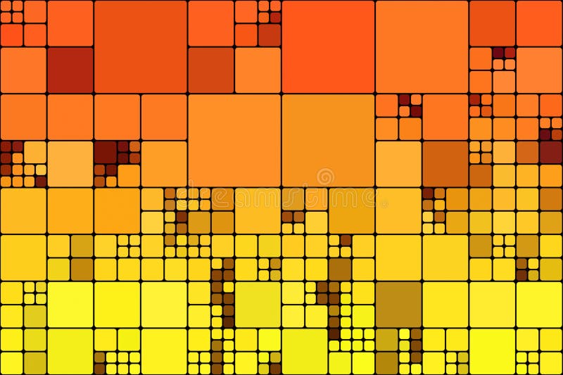 Mosaico abstracto de la luz anaranjada libre illustration Mosaico abstracto de la luz anaranjada libre illustration