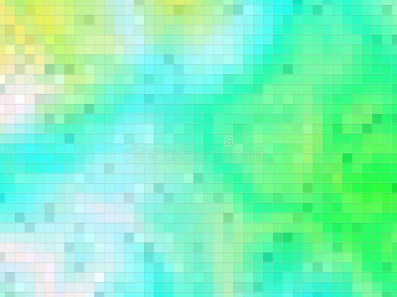 Mosaico del verde azul de la textura 2 stock de ilustración Mosaico del verde azul de la textura 2 stock de ilustración