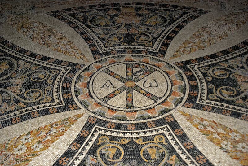 Mosaico en la iglesia de todas las naciones, Jerusalén, Israel imágenes de archivo libres de regalías Mosaico en la iglesia de todas las naciones, Jerusalén, Israel imágenes de archivo libres de regalías