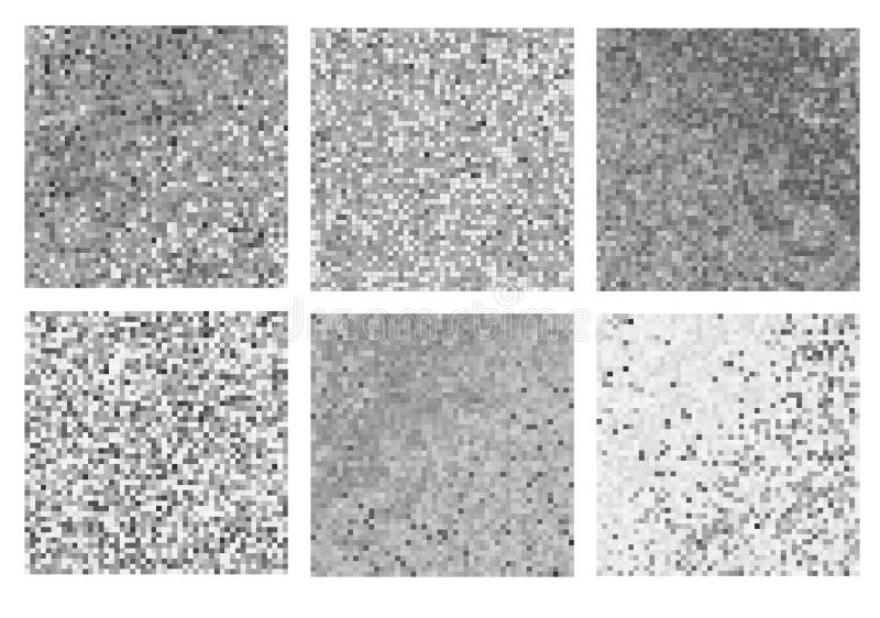 Mosaico quadrato grigio astratto del pixel royalty illustrazione gratis Mosaico quadrato grigio astratto del pixel royalty illustrazione gratis