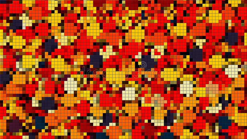 Mosaik mit vielen kleinen bunten quadratischen Stücken, computererzeugter Hintergrund, Wiedergabe 3D stock abbildung Mosaik mit vielen kleinen bunten quadratischen Stücken, computererzeugter Hintergrund, Wiedergabe 3D stock abbildung