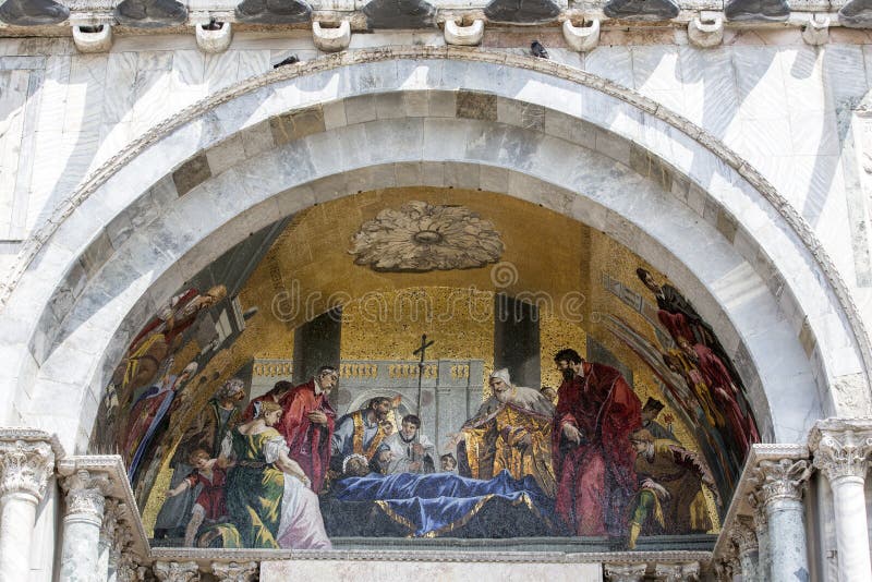 Mosaik von St Mark Basilika lizenzfreies stockfoto Mosaik von St Mark Basilika lizenzfreies stockfoto