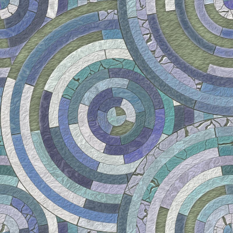 Mosaikfußboden stock abbildung Mosaikfußboden stock abbildung