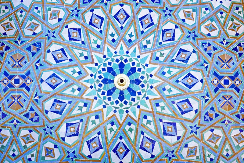 Mosaïque orientale au Maroc photo stock Mosaïque orientale au Maroc photo stock