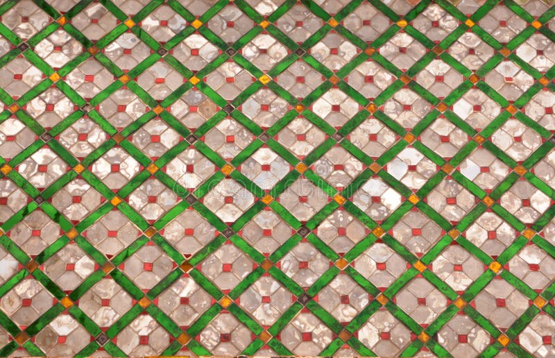 Mosaïque thaïe images libres de droits Mosaïque thaïe images libres de droits