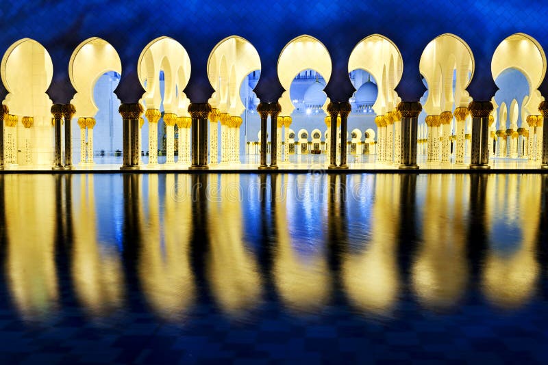 Abu Dhabi Sheikh Zayed White Mosque. Abu Dhabi Sheikh Zayed White Mosque