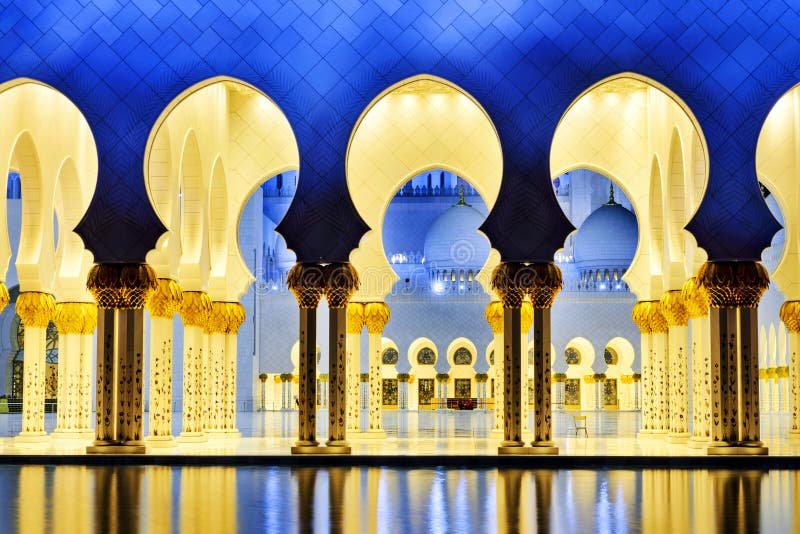 Abu Dhabi Sheikh Zayed White Mosque. Abu Dhabi Sheikh Zayed White Mosque