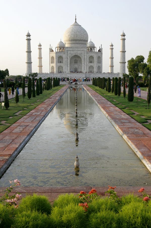 Moschea di Taj Mahal a Agra, India immagine stock Moschea di Taj Mahal a Agra, India immagine stock