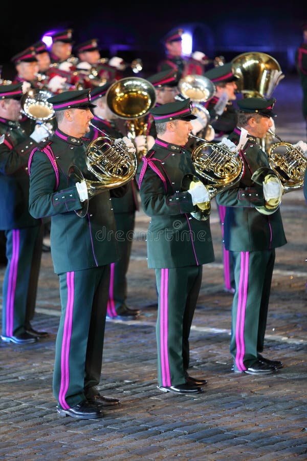 Belgian royal orchestra at Military Music Festival royalty free stock photos Belgian royal orchestra at Military Music Festival royalty free stock photos