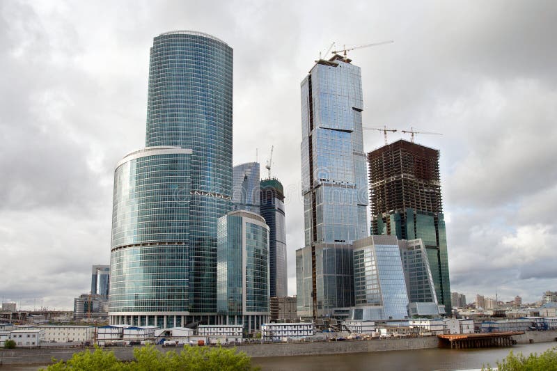 Moscow Business Center under construction