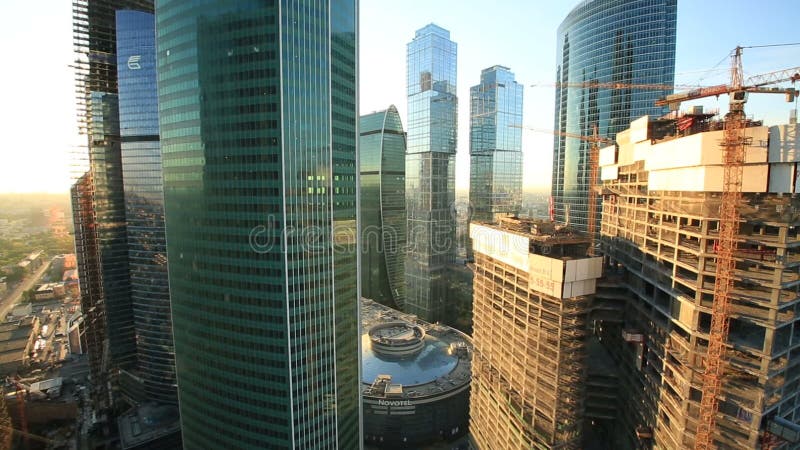Moscow City skyscrapers