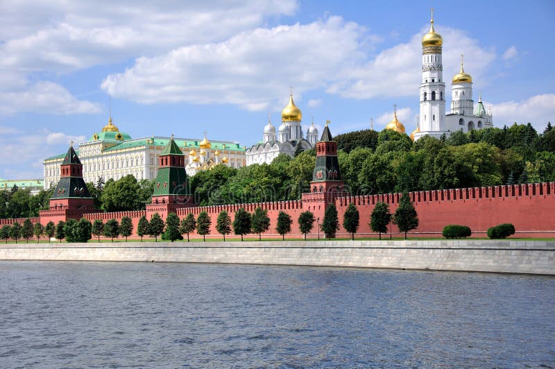 The Moscow Kremlin.