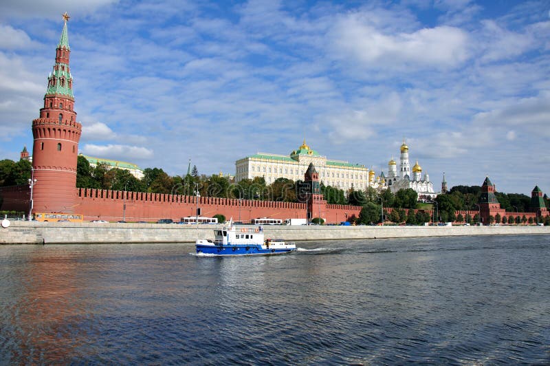 The Moscow Kremlin.
