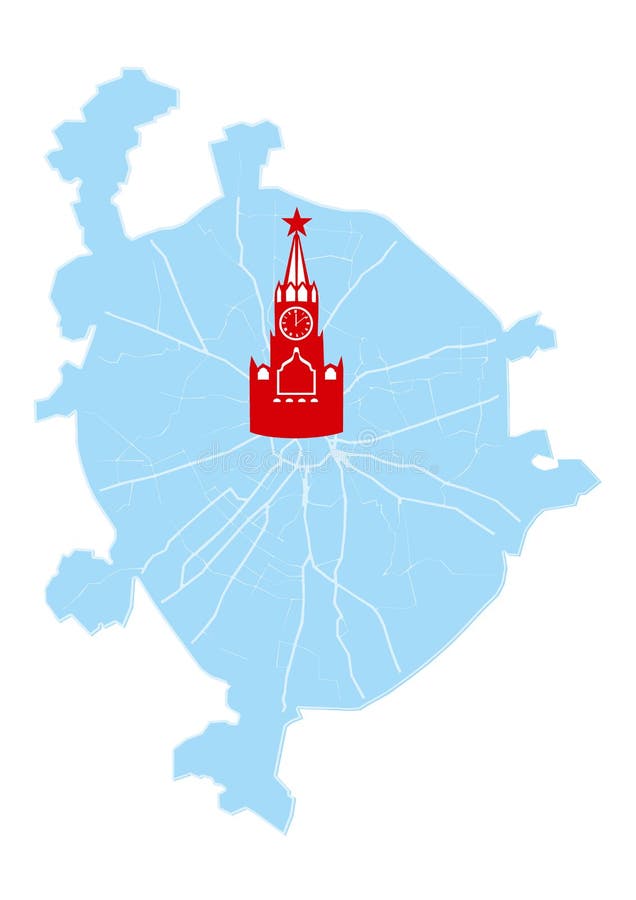 Москва карта svg