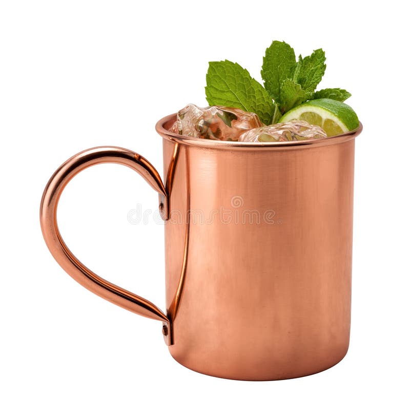 Moscow Mule in a Copper Mug royalty free stock images Moscow Mule in a Copper Mug royalty free stock images