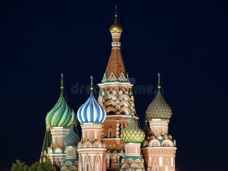 Moscow at night, Russia, Red Square