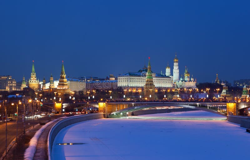 Moscow, night view