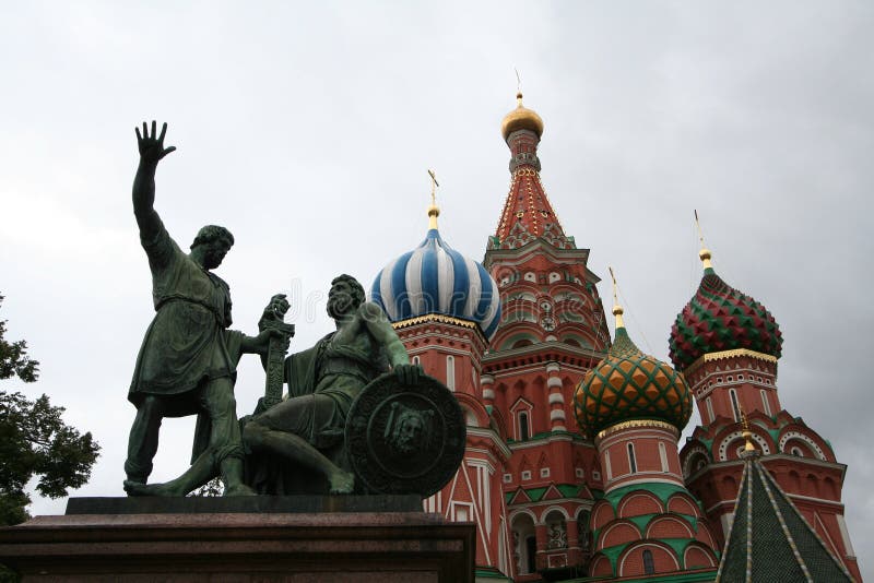 Chrámu vasila blaženého v Moskvě, Rusko.