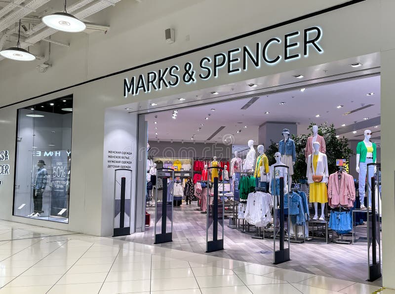 Marks and Spencer store editorial photography. Image of shopping ...