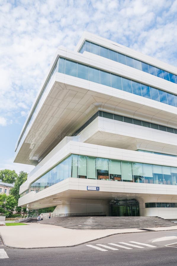 Unusual Building. Office Center `Dominion Tower` Editorial Photography -  Image of developer, business: 166796662