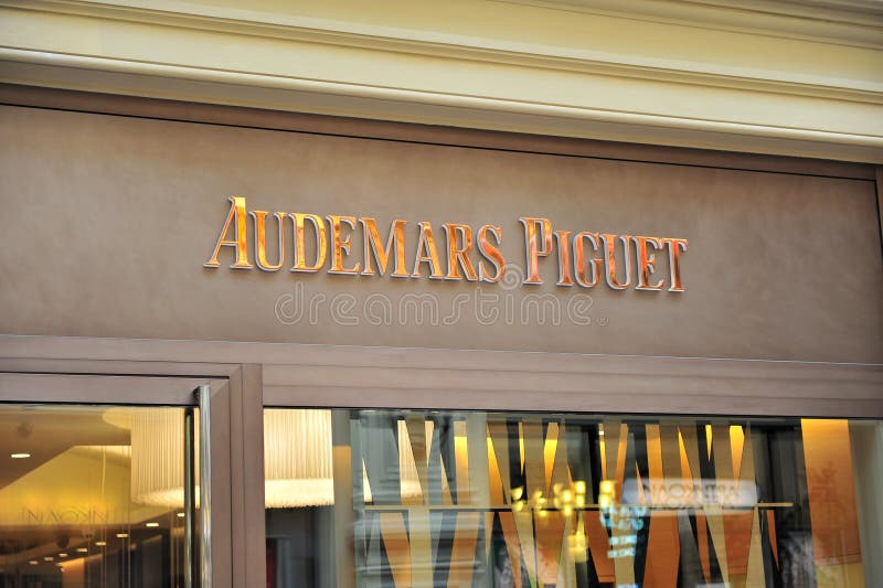 Logo of Audemars Piguet Flagship Store Editorial Photo - Image of ...