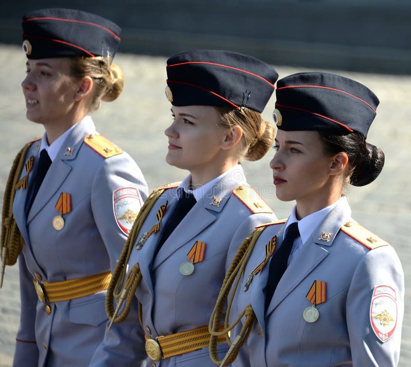 Female Cadets of the Moscow University of the Ministry of Internal ...