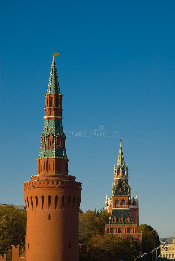 Moscow. Towers of Kremlin