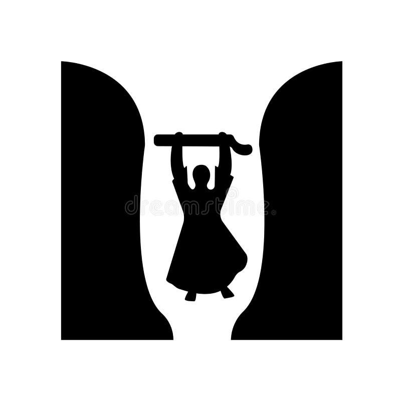 Moses symbol vektor illustrationer. Illustration av framför 130336113