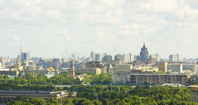 Moskau von der Vogelschau stockbilder Moskau von der Vogelschau stockbilder