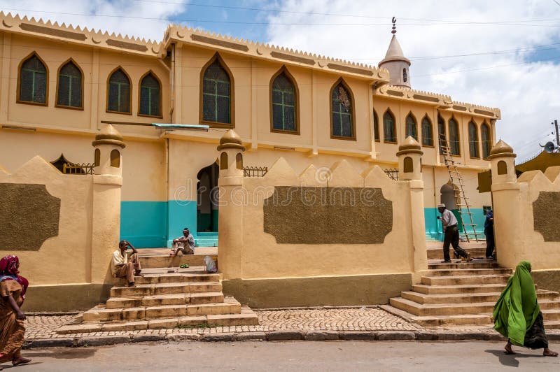 Moskee in Harar royalty-vrije stock foto's Moskee in Harar royalty-vrije stock foto's