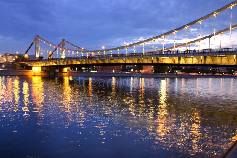 Moskow night royalty free stock photos