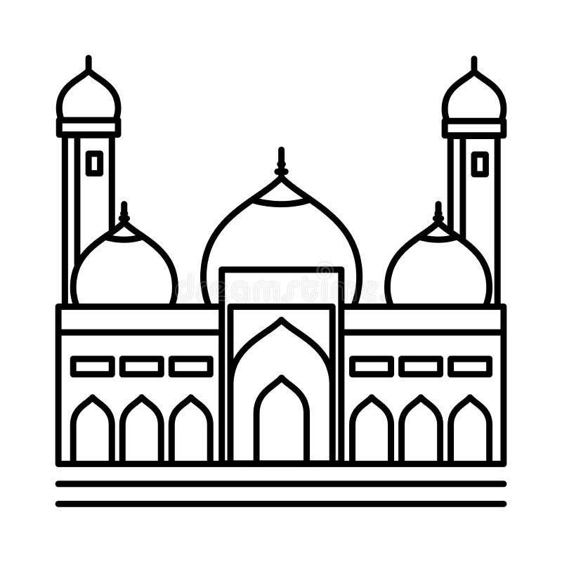 Moskélinje symbol - iconic illustration för vektor stock illustrationer Moskélinje symbol - iconic illustration för vektor stock illustrationer