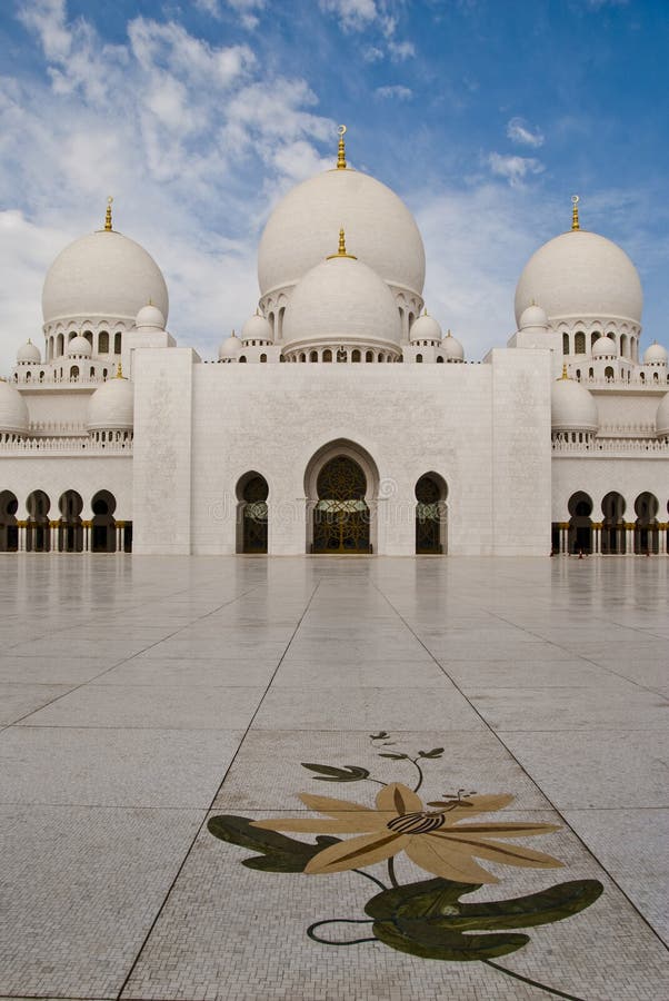 The mosque courtyard