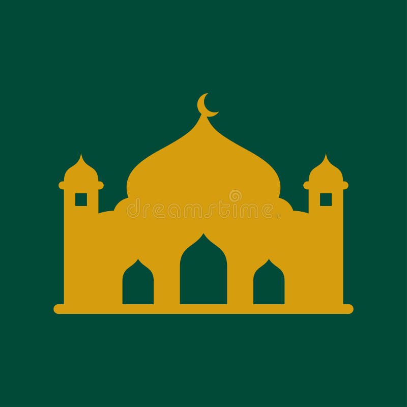 Mosque Islamic Element Vector Design Stock Vector - Illustration of