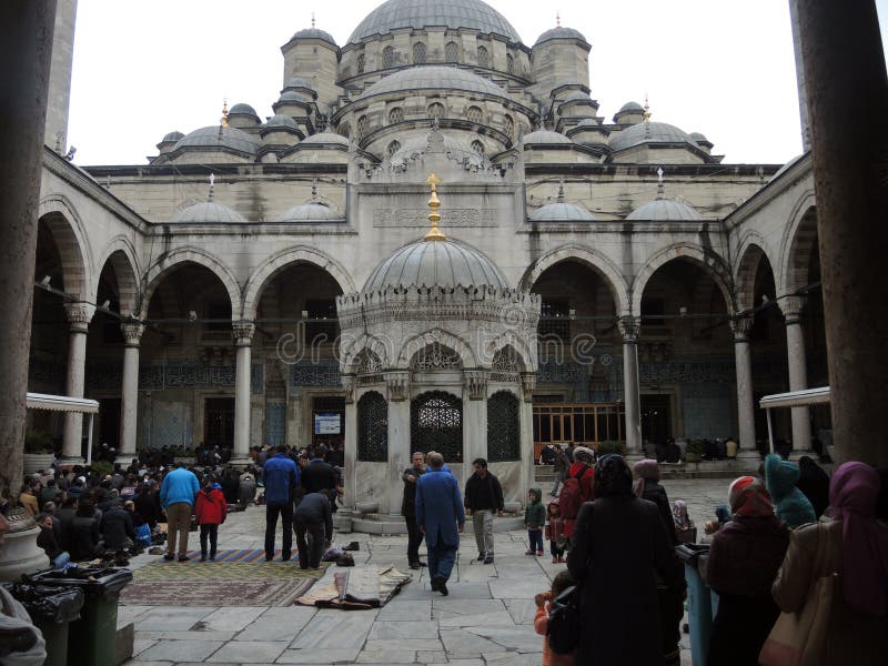 Mosque in Istanbul, Turkey. Editorial Stock Photo - Image of islamic