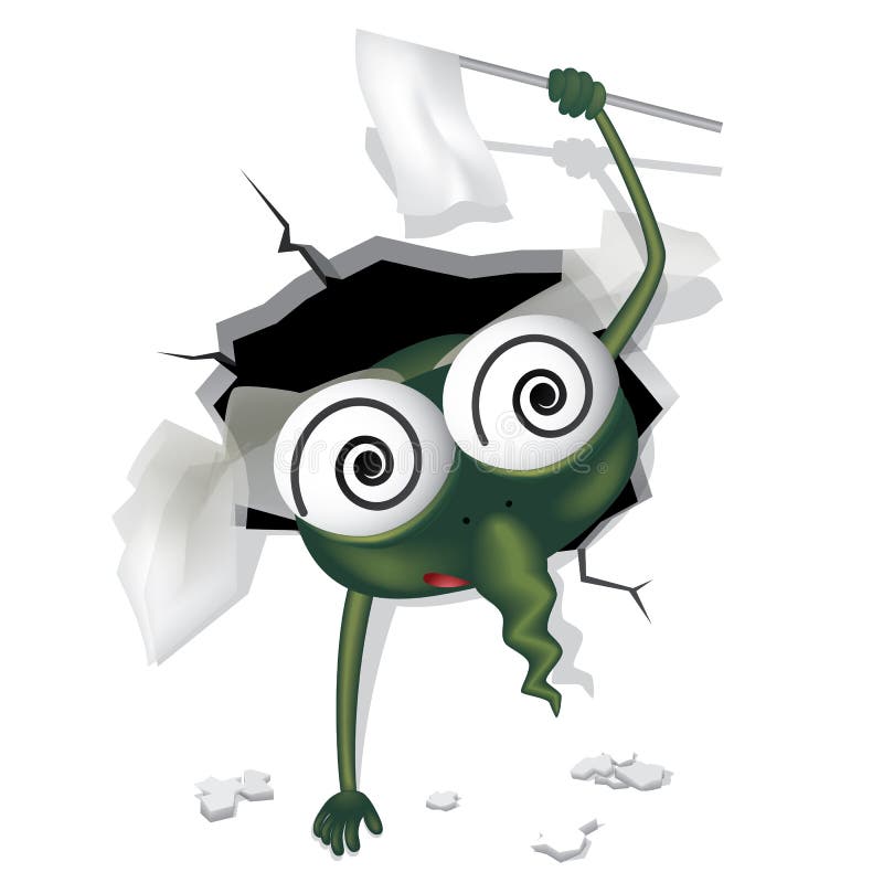 Mosquito de la historieta stock de ilustración Mosquito de la historieta stock de ilustración