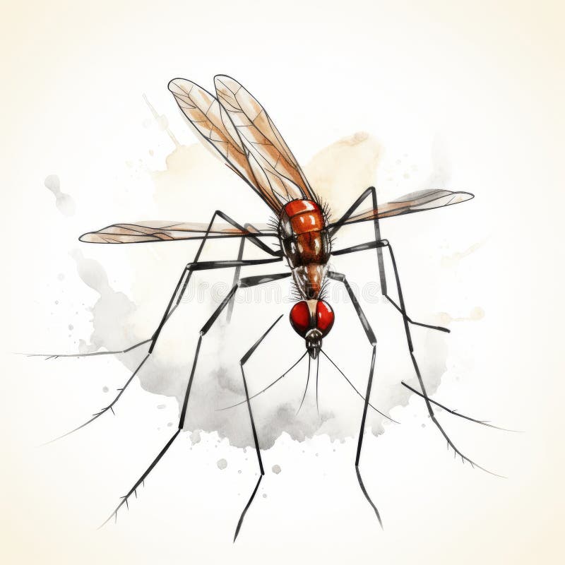 Premium Vector | Mosquito realistic illustration