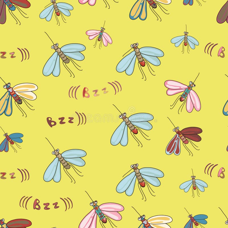 Mosquitos vector illustration Mosquitos vector illustration