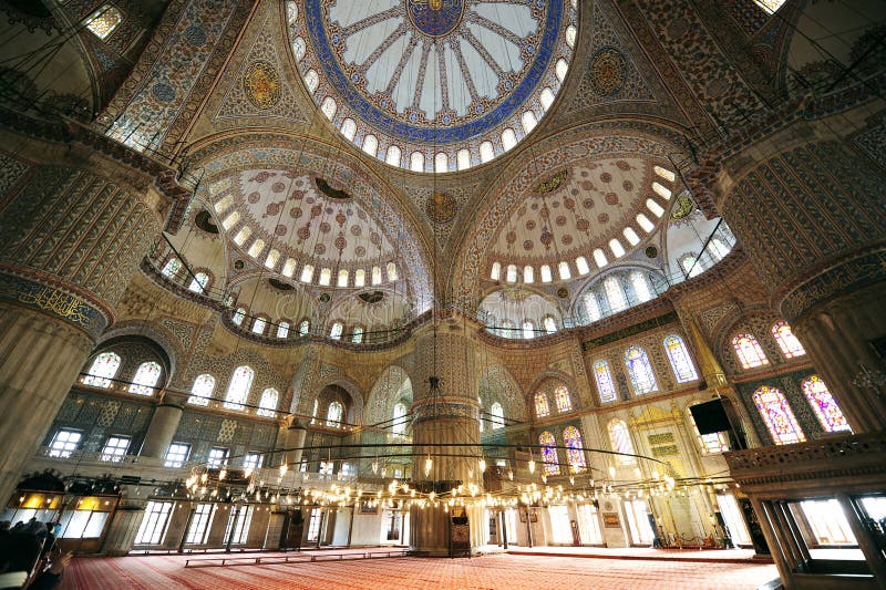 Mosquée bleue ou mosquée de Sultanahmet photos libres de droits Mosquée bleue ou mosquée de Sultanahmet photos libres de droits