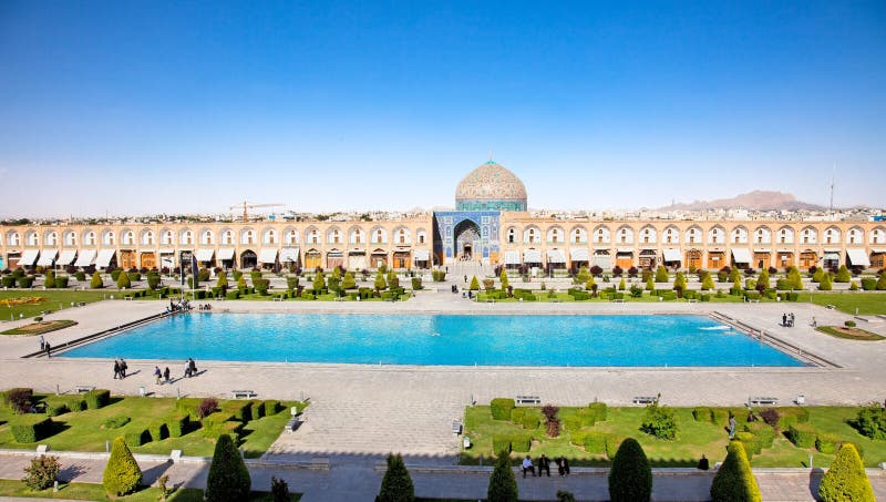 Mosquée de cheik Lotfollah, Esfahan, Iran photographie stock Mosquée de cheik Lotfollah, Esfahan, Iran photographie stock