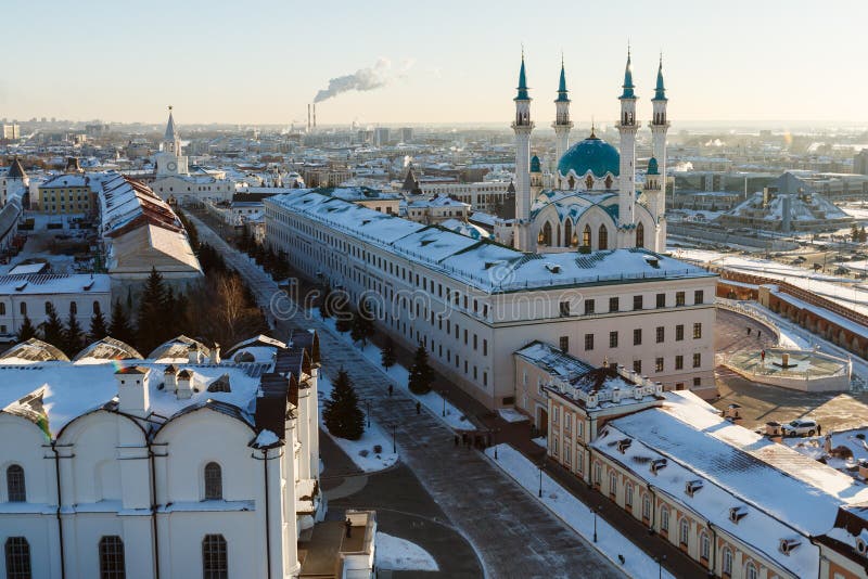 Mosquée de Kul Sharif Ville de Kazan, photo stock Mosquée de Kul Sharif Ville de Kazan, photo stock