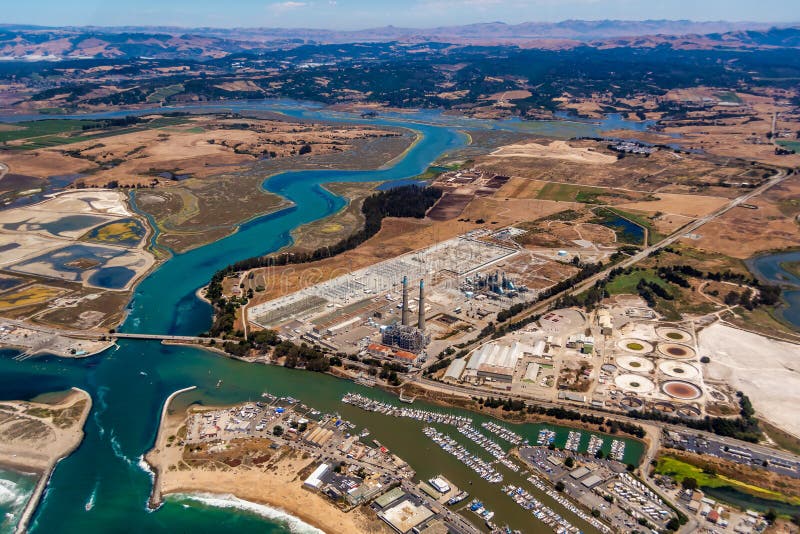 Moss Landing Power Plant images libres de droits Moss Landing Power Plant images libres de droits