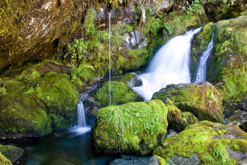 Mossy little waterfall