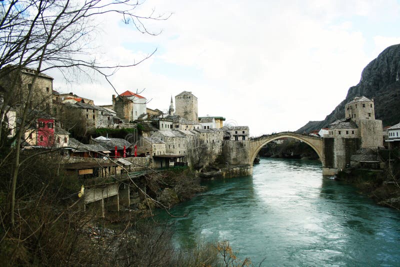 Old bridge Stari Most of Mostar, Bosnia and Herzegovina, Europe. Mostar, Bosnia and Herzegovina – March 17, 2011: Old bridge Stari Most of Mostar, Bosnia and stock photo Old bridge Stari Most of Mostar, Bosnia and Herzegovina, Europe. Mostar, Bosnia and Herzegovina – March 17, 2011: Old bridge Stari Most of Mostar, Bosnia and stock photo