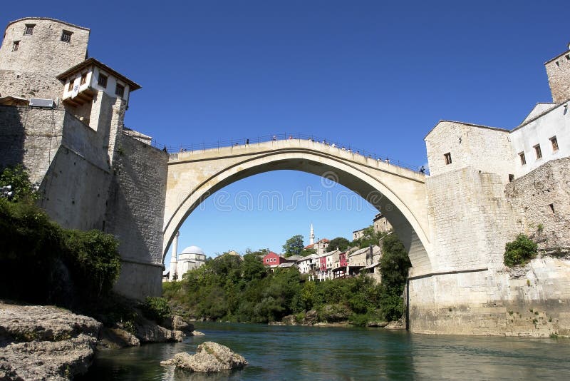 Mostar Bridge - Bosnia Herzegovina royalty free stock image