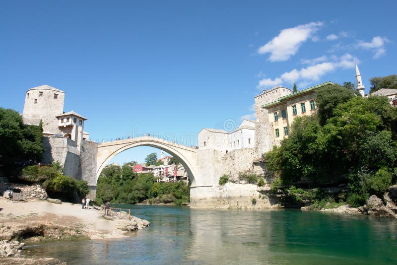 Mostar Bridge - Bosnia Herzegovina stock photos