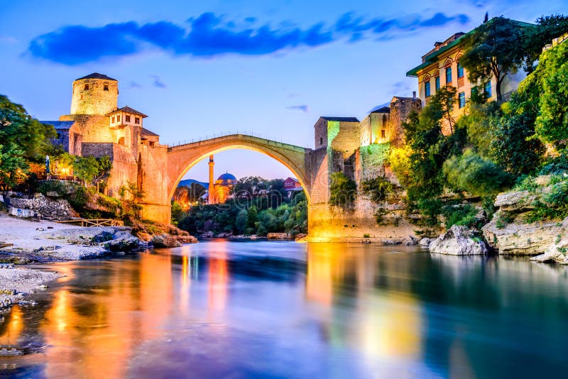 Mostar, Bósnia e Herzegovina foto de stock Mostar, Bósnia e Herzegovina foto de stock