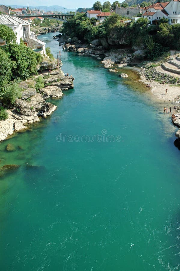 Mostar with the famous bridge, Bosnia and Herzegovina stock photo Mostar with the famous bridge, Bosnia and Herzegovina stock photo