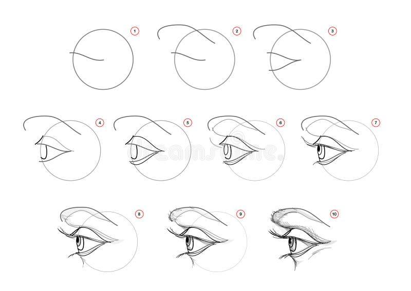 COMO DESENHAR ANIME - CABEÇA PERFIL (passo a passo)